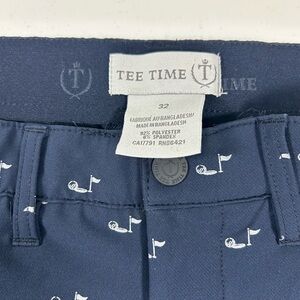 Mens Navy Golf Shorts